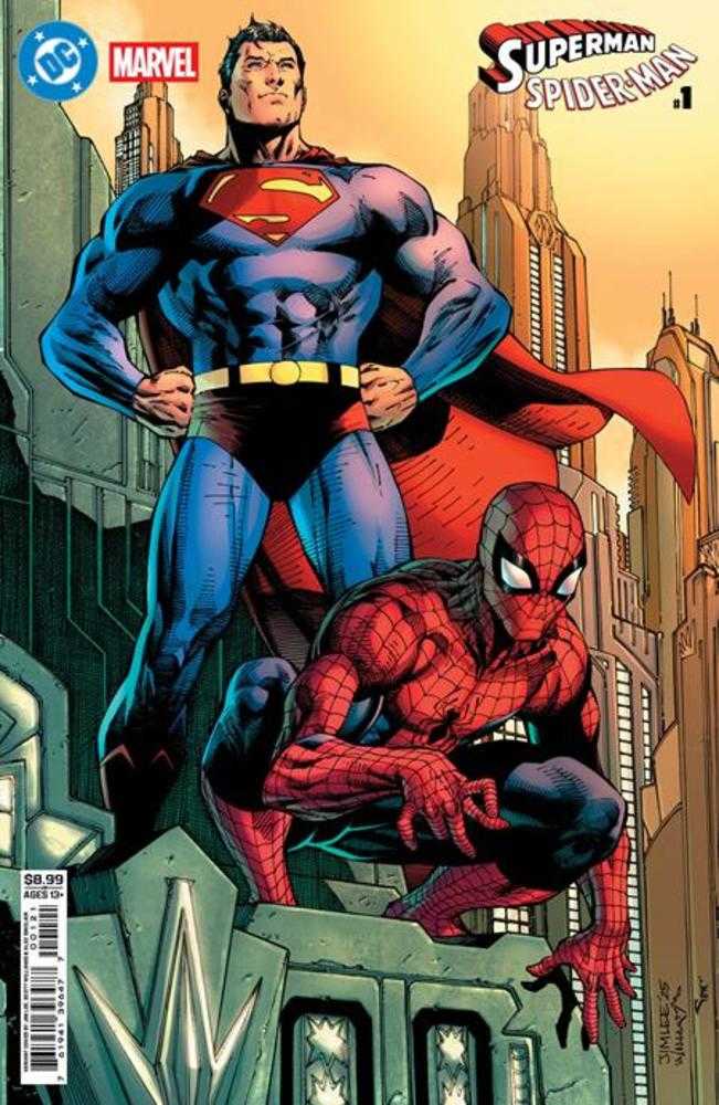 DC/Marvel: Superman/Spider-Man #1 (One Shot) Cover B Jim Lee Card Stock Variant