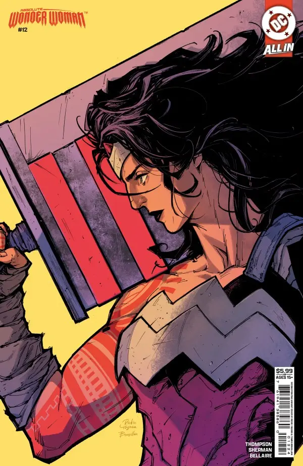 Absolute Wonder Woman #12 2nd Print Cover B Rickie Yagawa Card Stock Variant