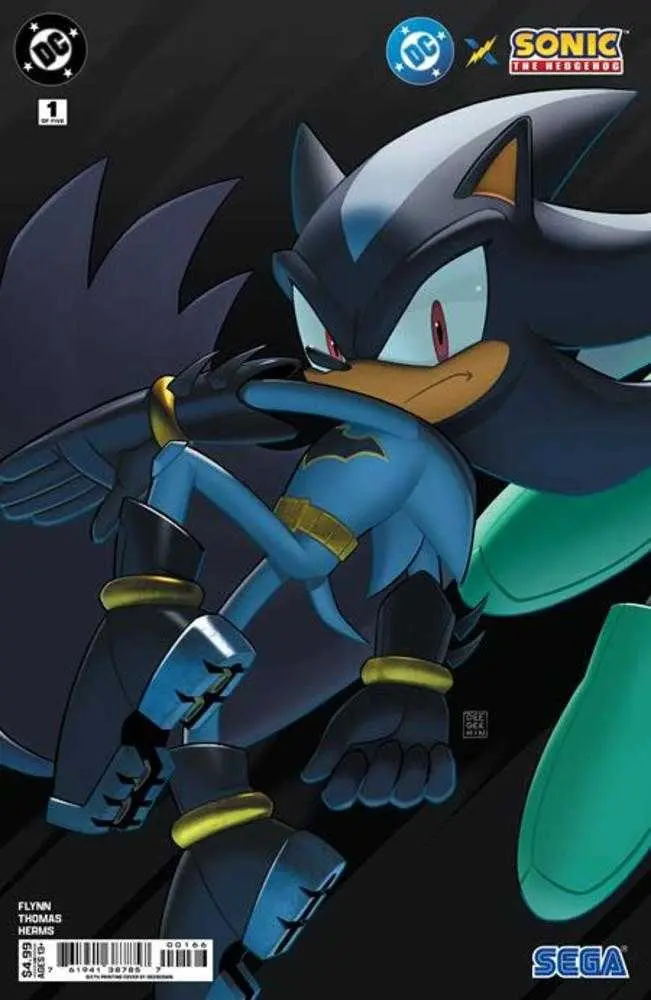 DC X Sonic The Hedgehog #1 (Of 5) 6th Print Deegeemin Connecting