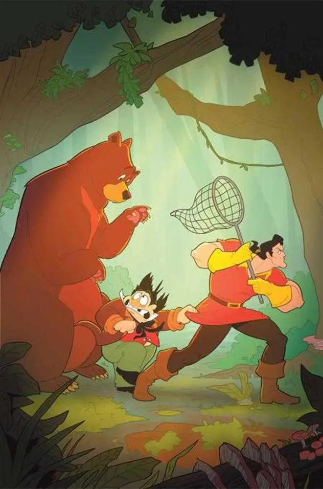 Disney Villains: Gaston #1 Cover J Inc 1:15 Ted Brandt And Ro Stein Full Art Variant