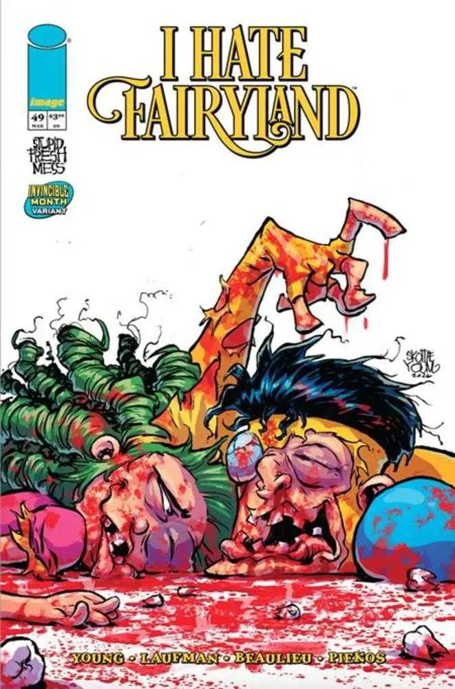 I Hate Fairyland #49 Cover D Skottie Young Invincible Team Up Variant