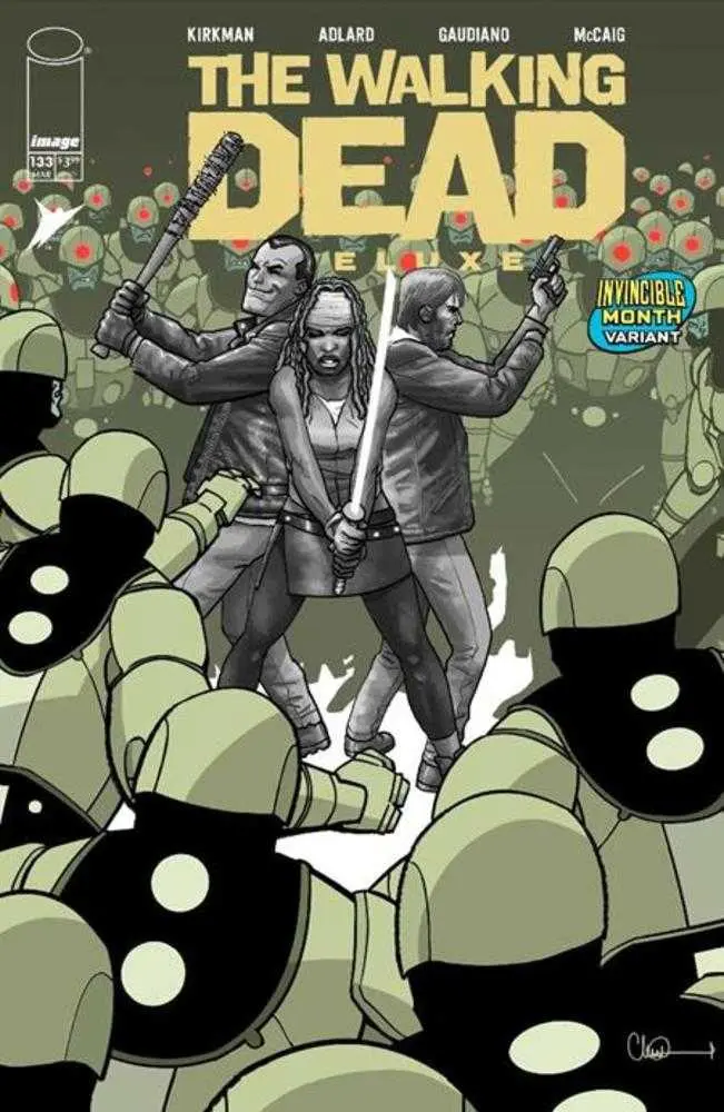 Walking Dead Deluxe #133 Cover E David Finch & Dave Mccaig Invincible Team Up Variant (Mature)