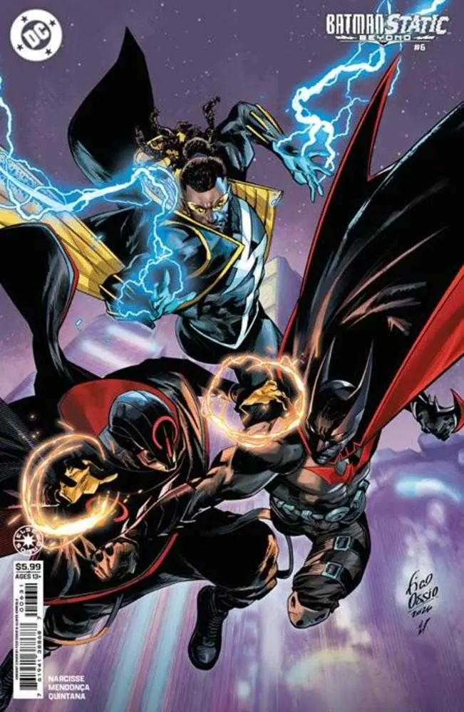 Batman / Static: Beyond #6 (Of 6) Cover C Fico Ossio Card Stock Variant