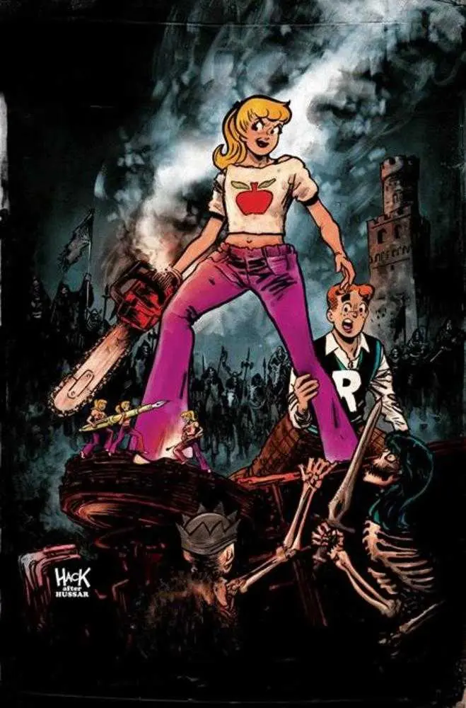 Archie X Army Of Darkness #4 Cover O Inc 1:7 Robert Hack Betty Variant Full Art Variant