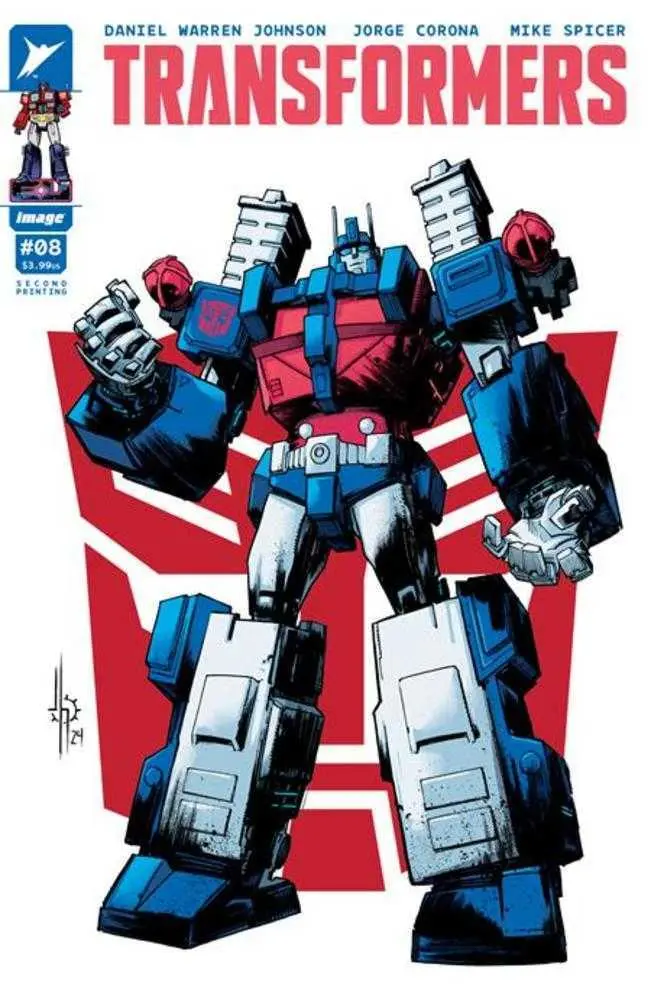 Transformers #8 2nd Print Cover B Autobot