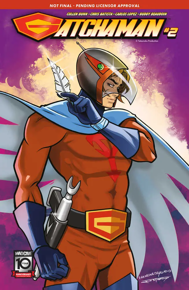 Gatchaman #2 Cover C 10 Copy Condor Delgado Variant Edition