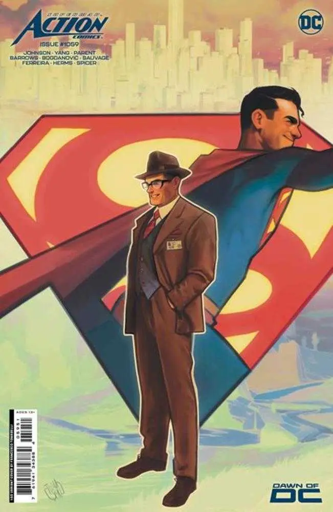 Action Comics #1059 Cover F 1 in 50 Francesco Tomaselli Card Stock Variant
