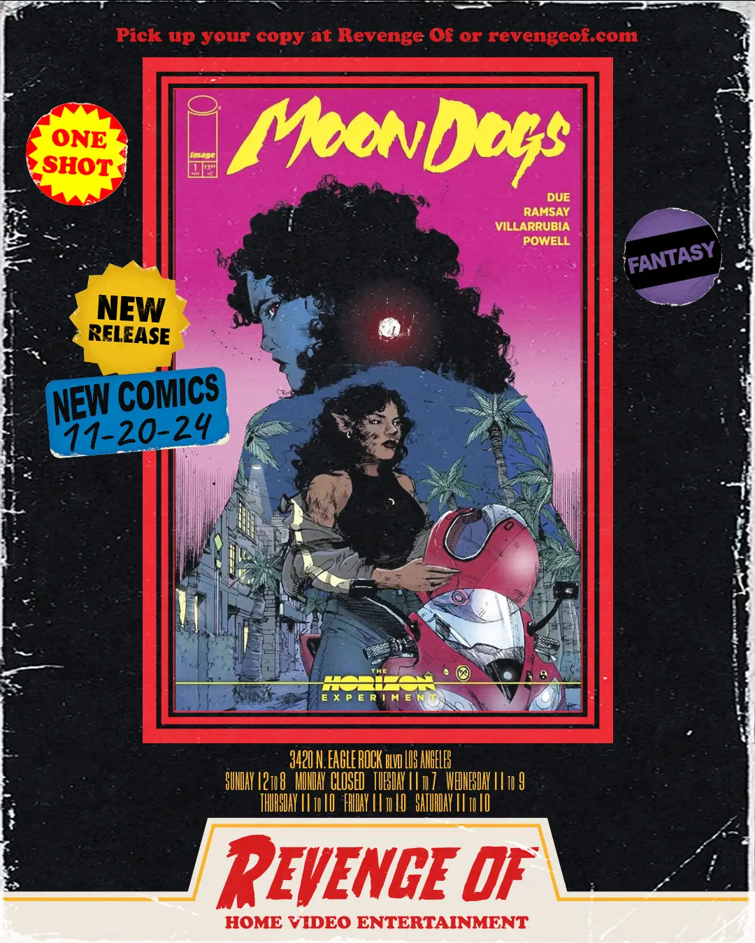 Moon Dogs #1 (One Shot) (Horizon Experiment) Cover A Kelsey Ramsay & Jose Villarrubia (Mature)
