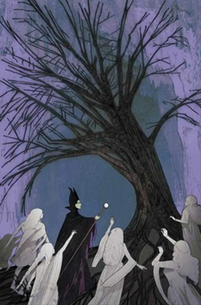 Disney Villains Maleficent #2 Cover E 1 in 10 Theo Stultz Full Art Variant
