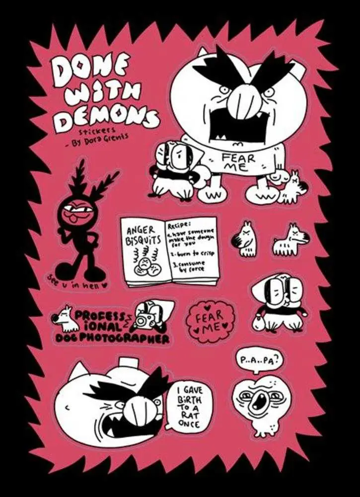 Done With Demons Sticker Sheet