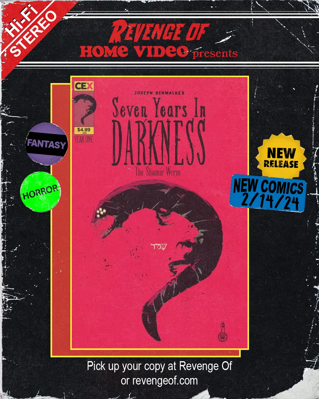 Seven Years In Darkness Shamir Worm #1 (One Shot) Cover A Joseph Schmalke
