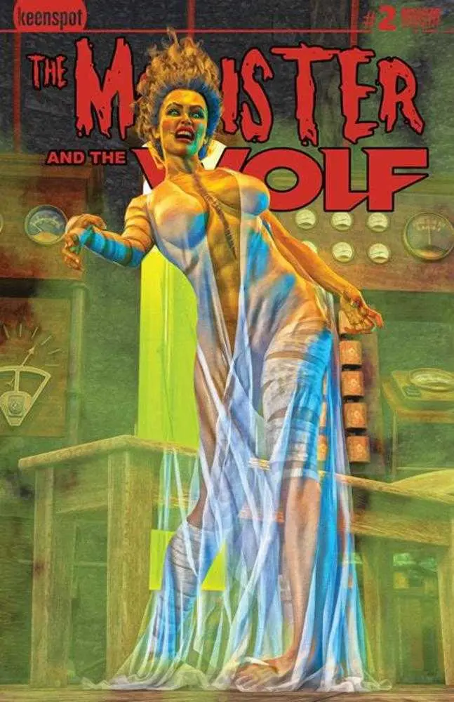 Mark Spears Monsters The Monster & The Wolf #2 Cover D 1 in 100 Mark Spears The Awakening Holofoil Variant