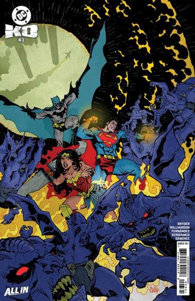 DC K.O. #3 (Of 5) Cover K 1 in 25 Cully Hamner Card Stock Variant