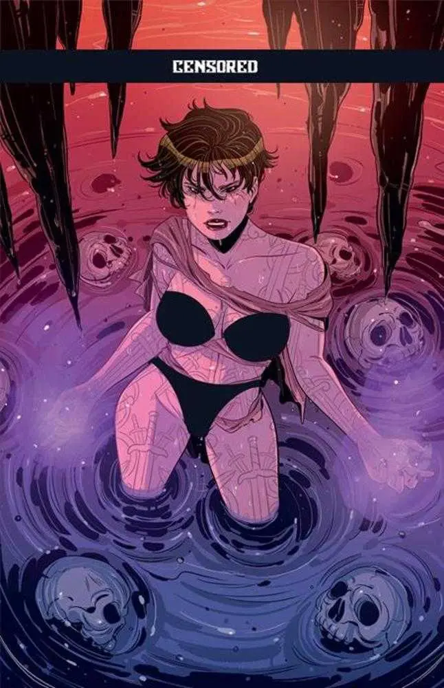 Barbaric: The Long Death #2 (Of 3) Cover F Luana Vecchio Black Bag Variant