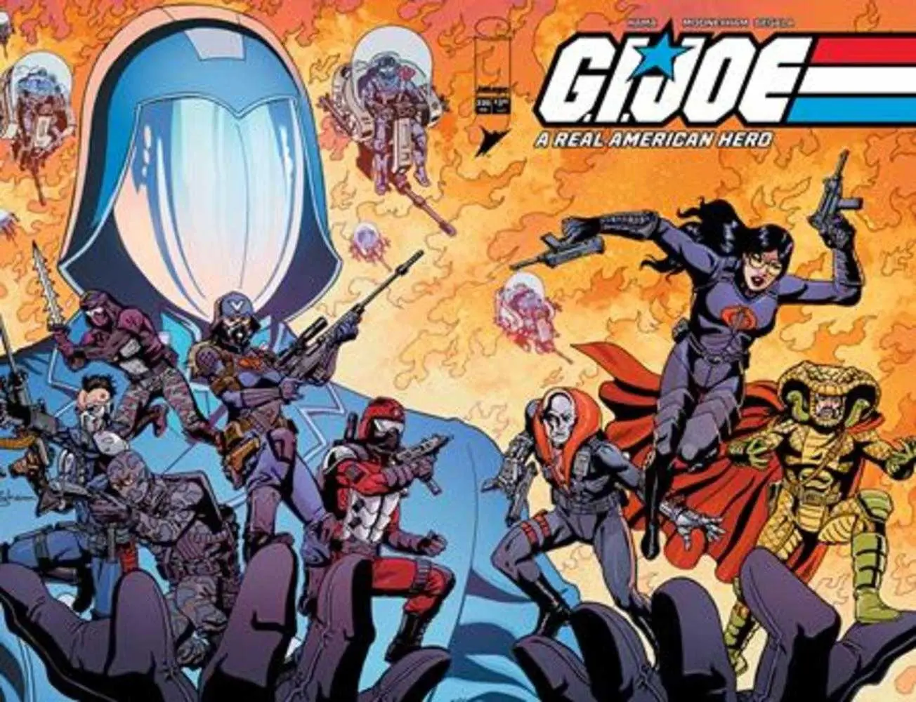 G.I. Joe A Real American Hero #325 Cover D Rod Whigham & Mike Spicer Anniversary Wraparound Variant