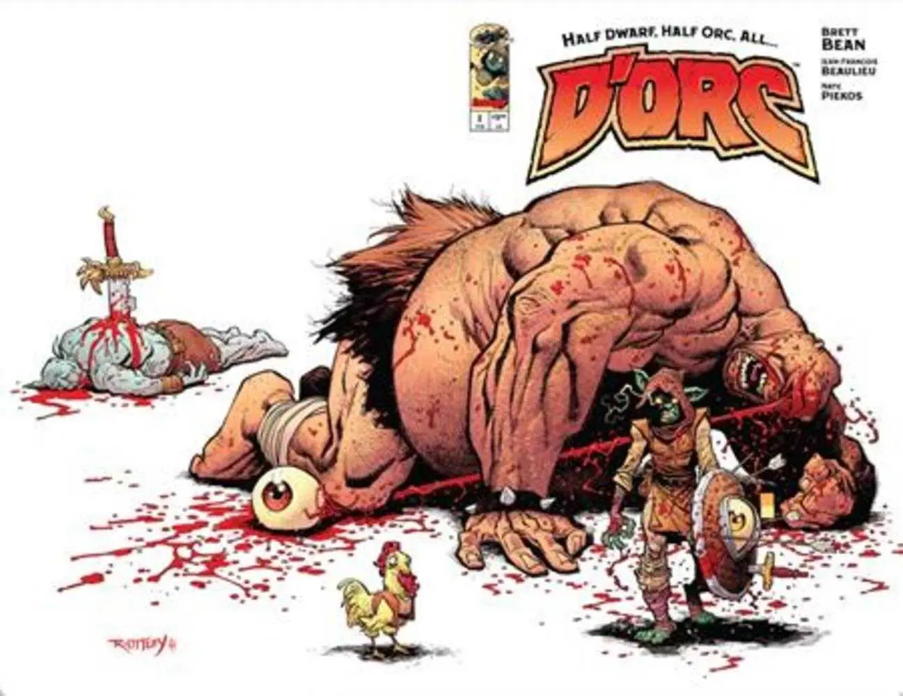 D'orc #1 Cover D 1 in 25 Ryan Ottley Variant