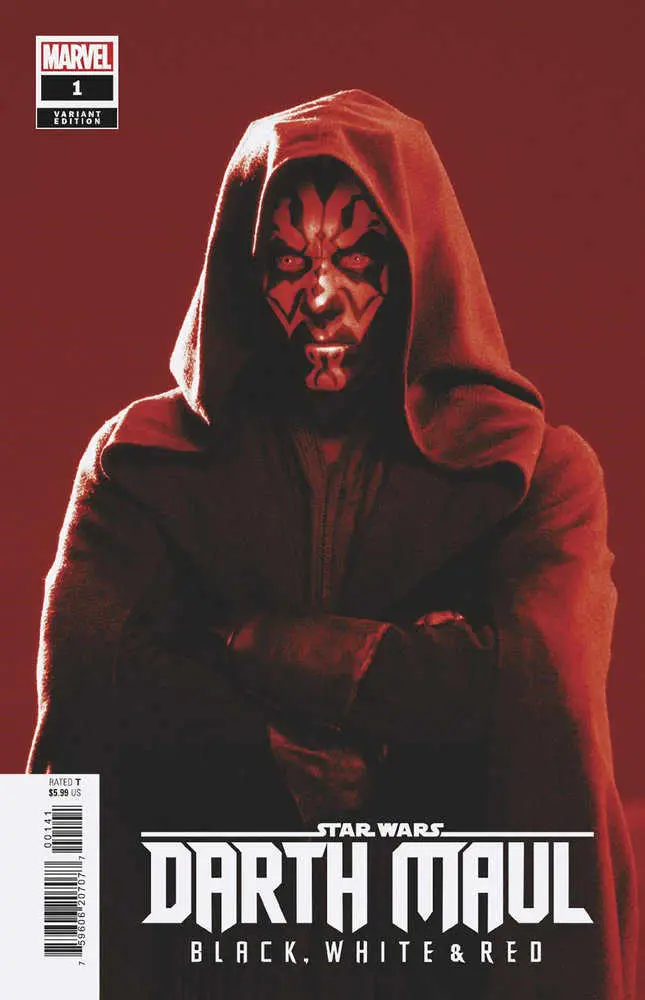 Star Wars: Darth Maul - Black, White & Red #1 Movie Variant