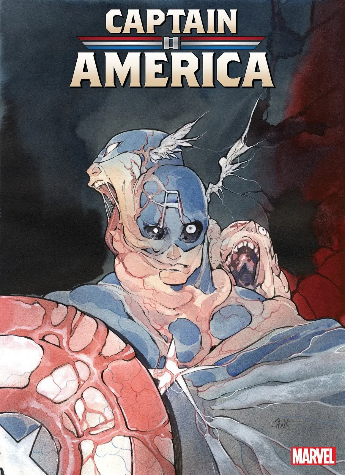 Captain America Vol. 12 (2023-2024) 4 Peach Momoko Nightmare Variant