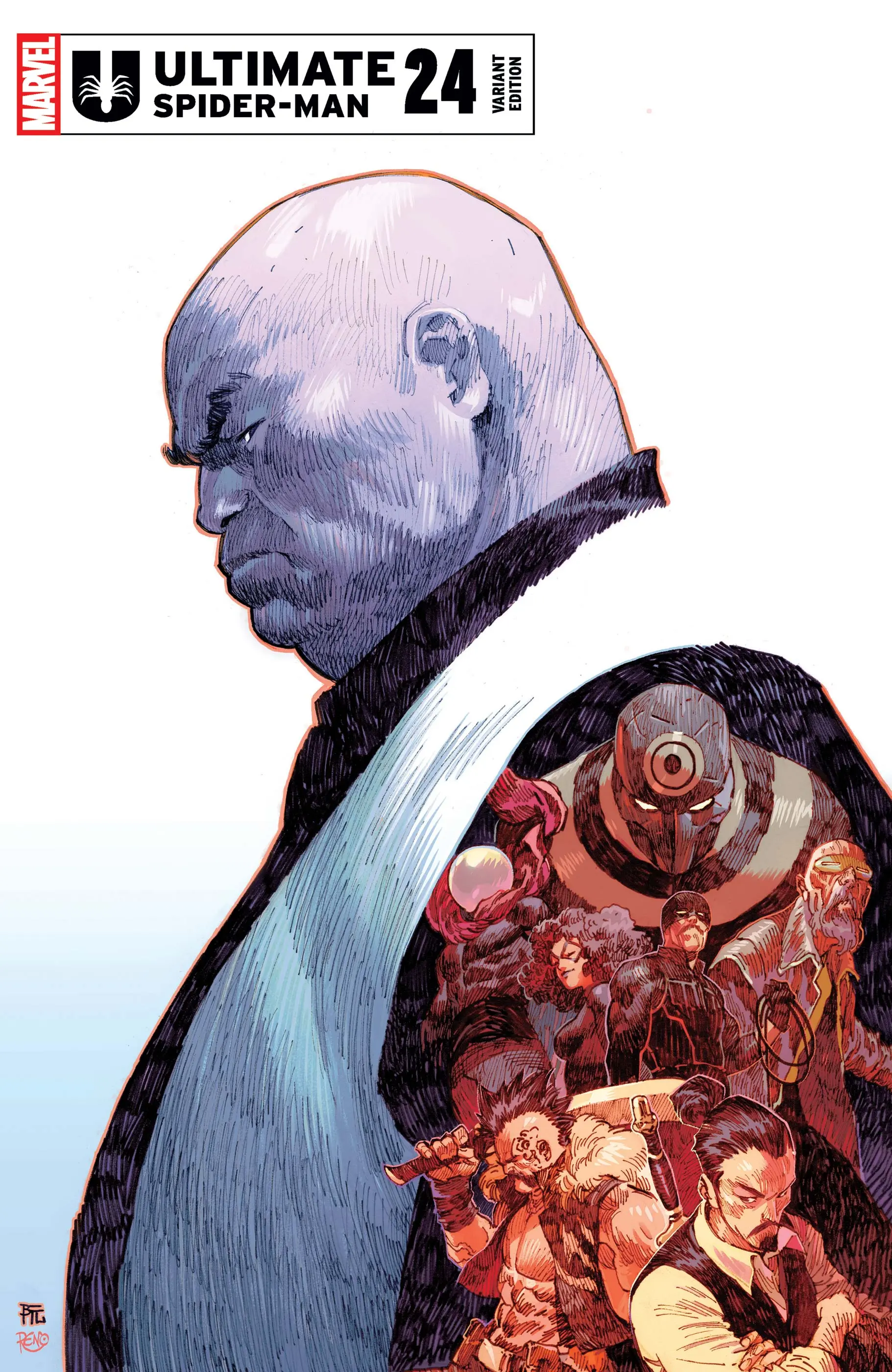 Ultimate Spider-Man #24 Dike Ruan Villains Variant