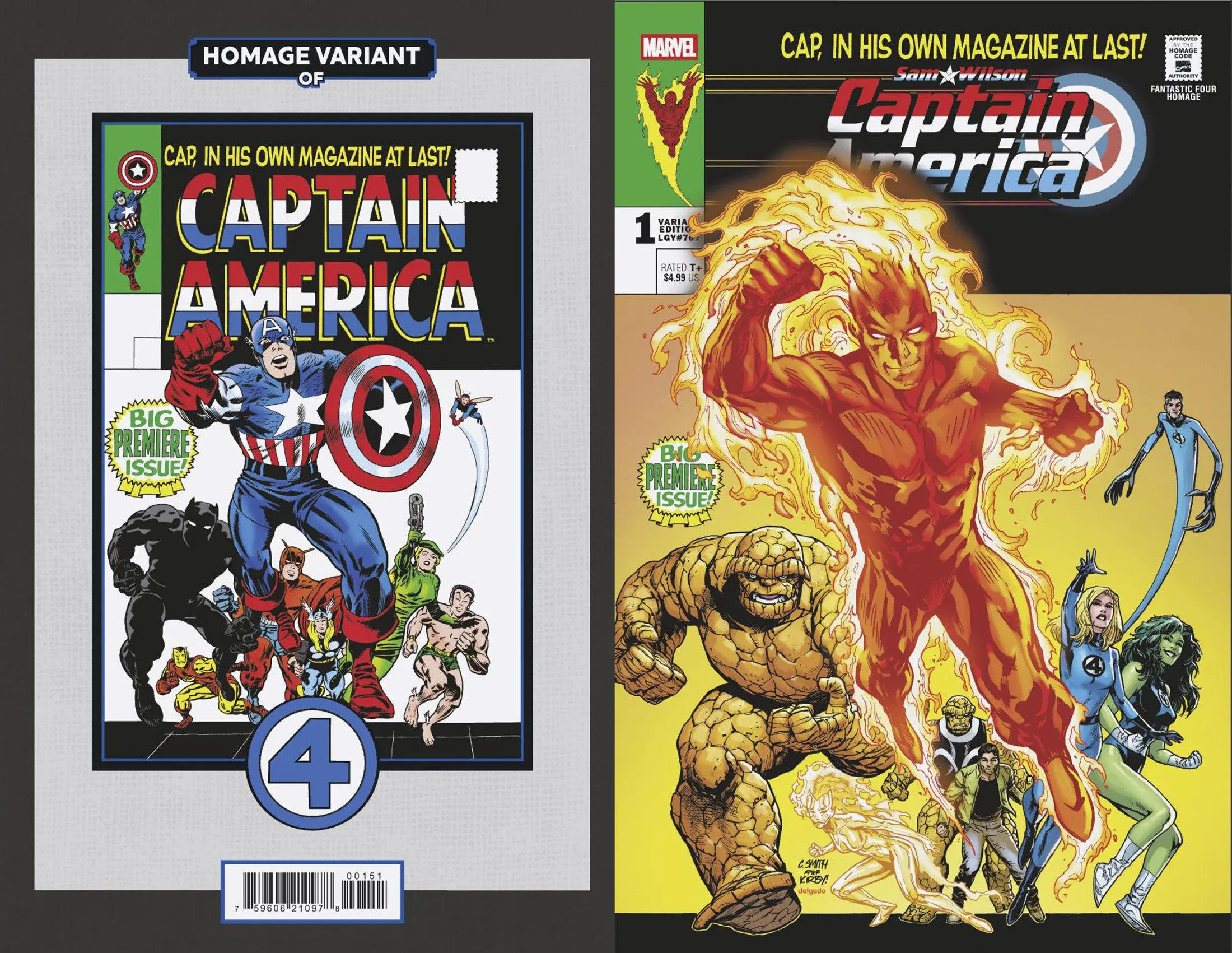 Sam Wilson Captain America #1 (Of 5) Cory Smith Homage Variant