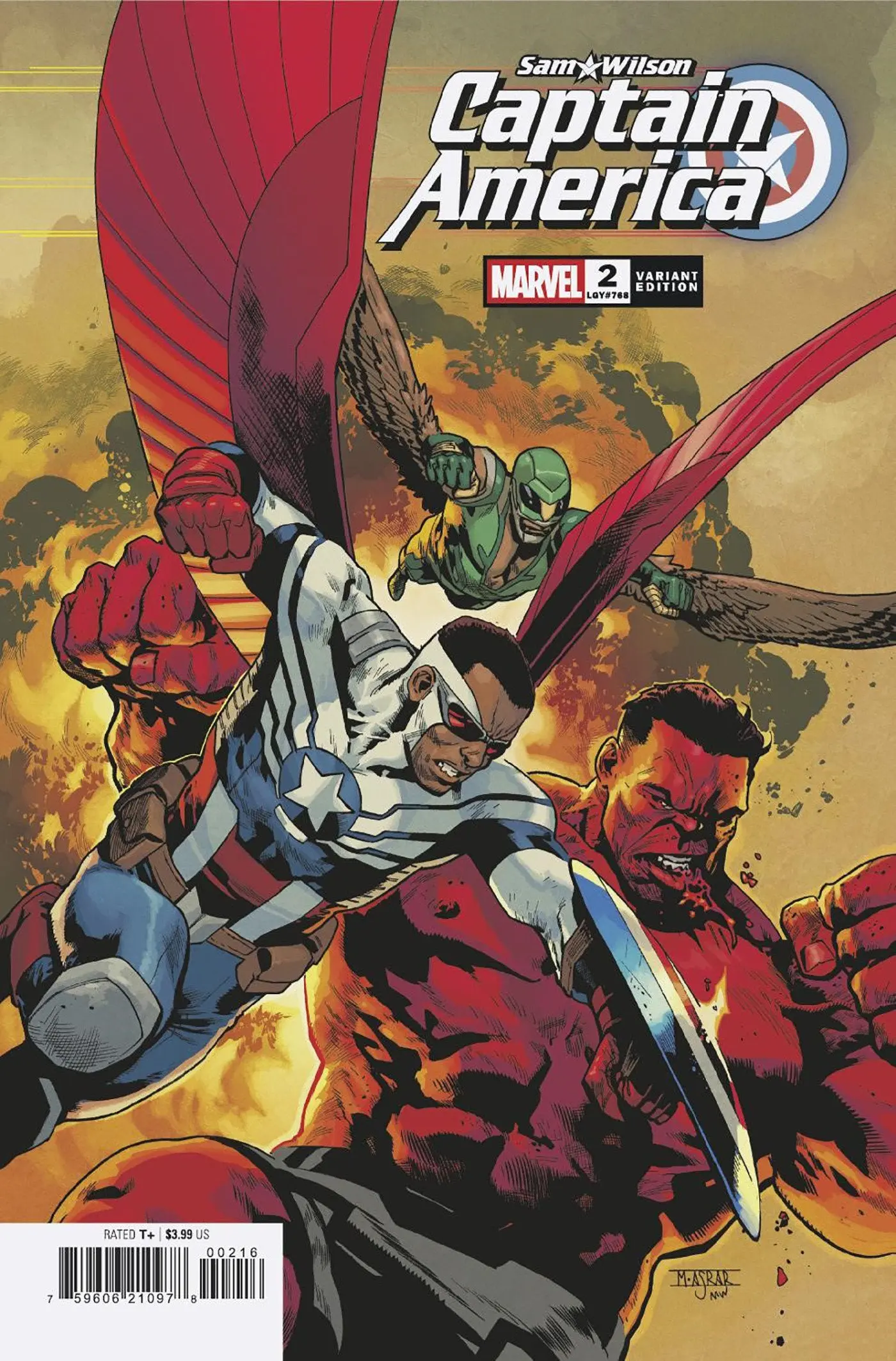 Sam Wilson, Captain America #2 Mahmud Asrar Variant