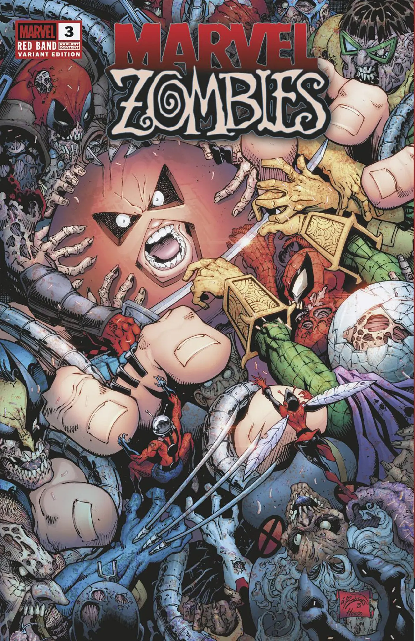 Marvel Zombies: Red Band #3 Will Robson Variant [Polybagged]