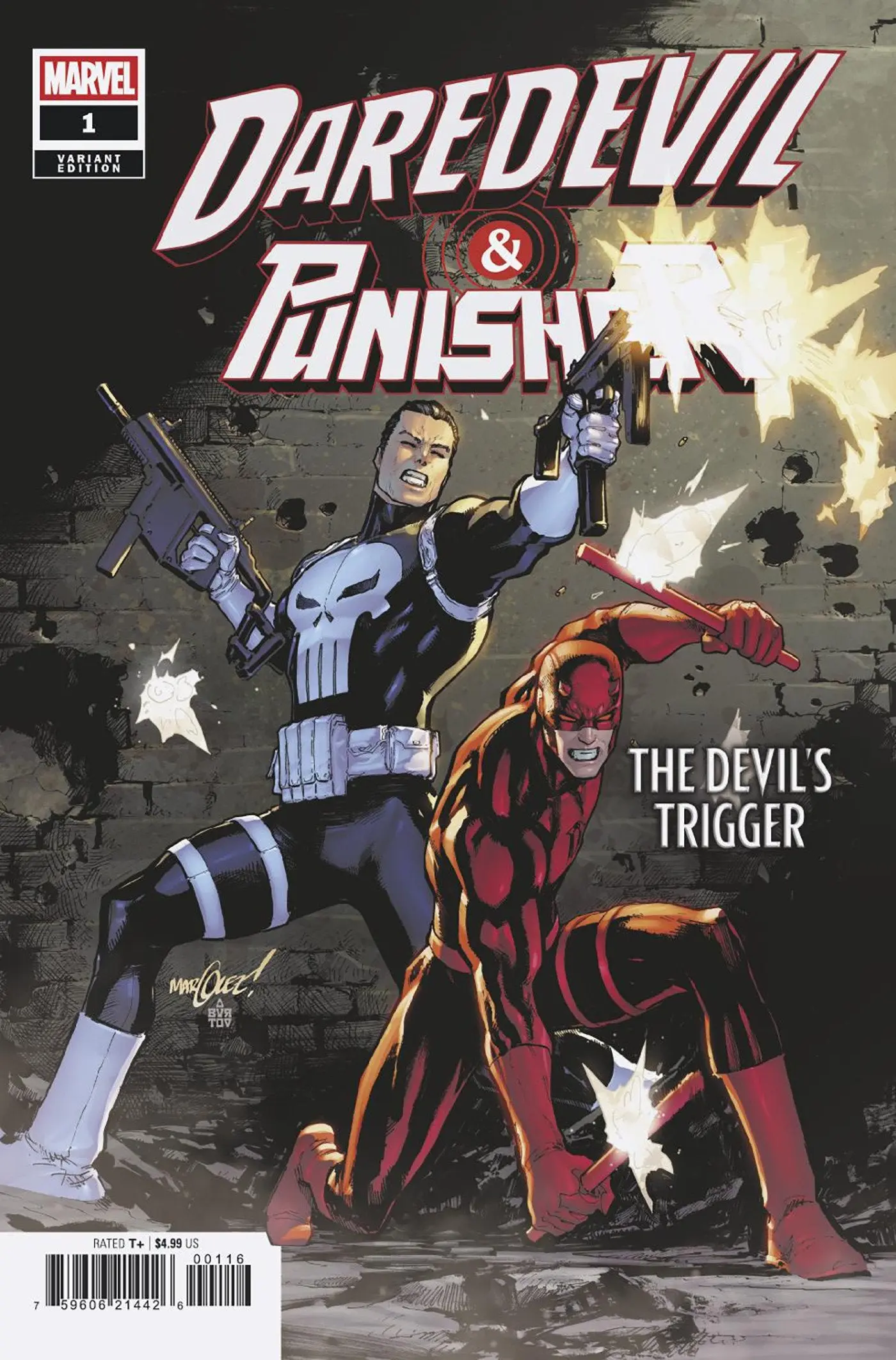 Daredevil/Punisher: The Devil's Trigger #1 David Marquez Variant