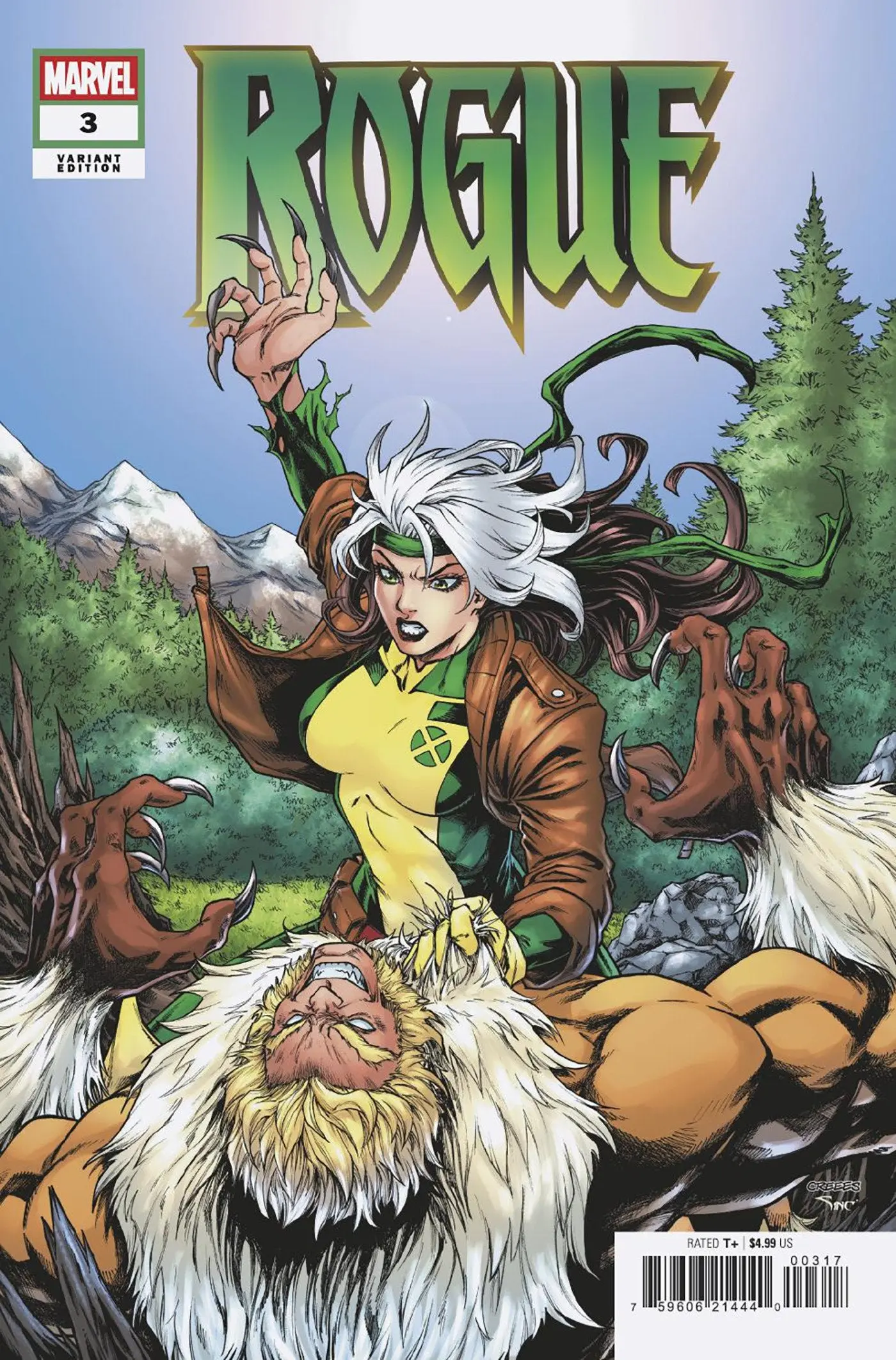 Rogue #3 Creees Lee Variant