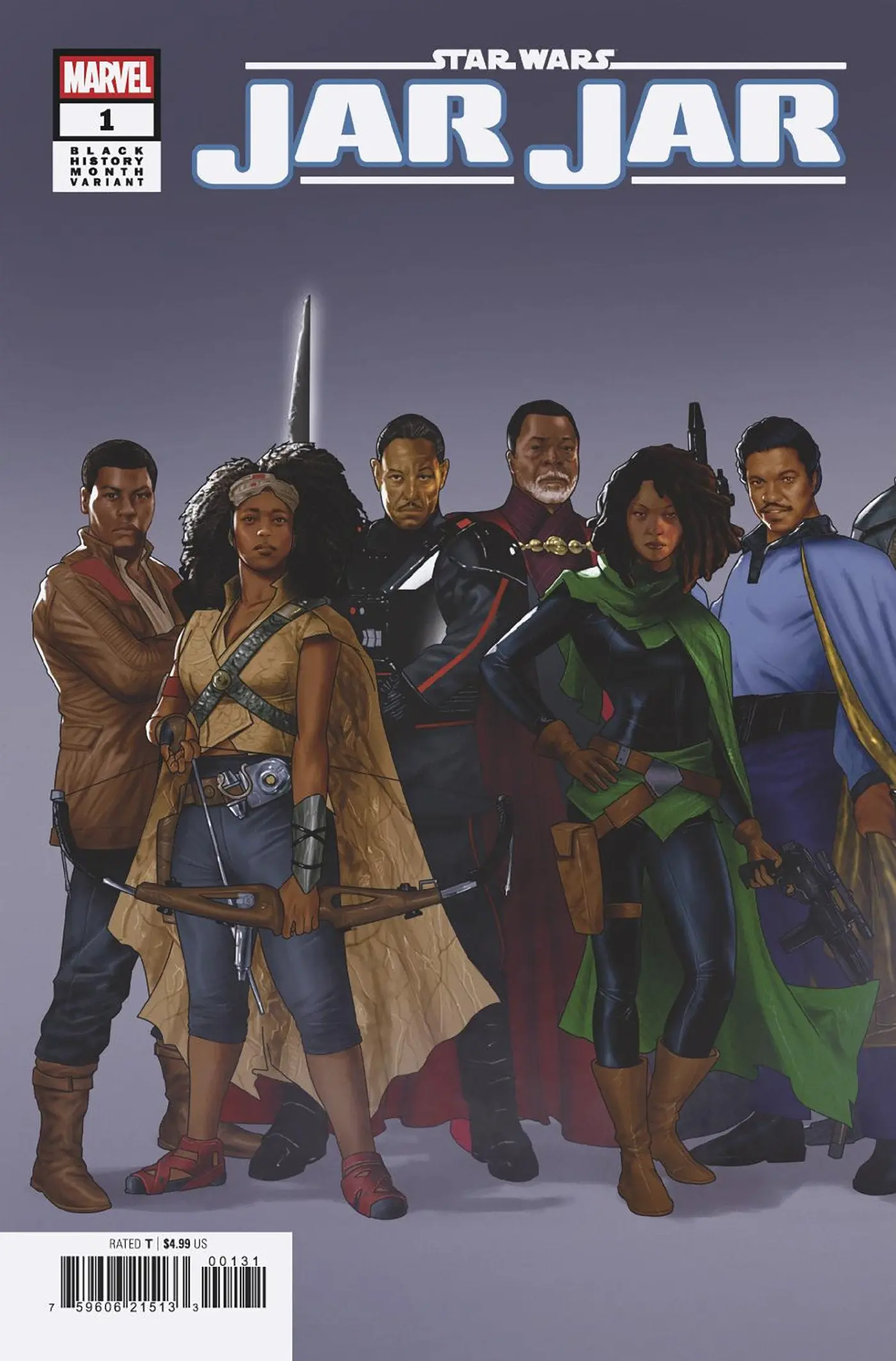 Star Wars: Jar Jar #1 Taurin Clarke 2 Part Black History Month Connecting Variant
