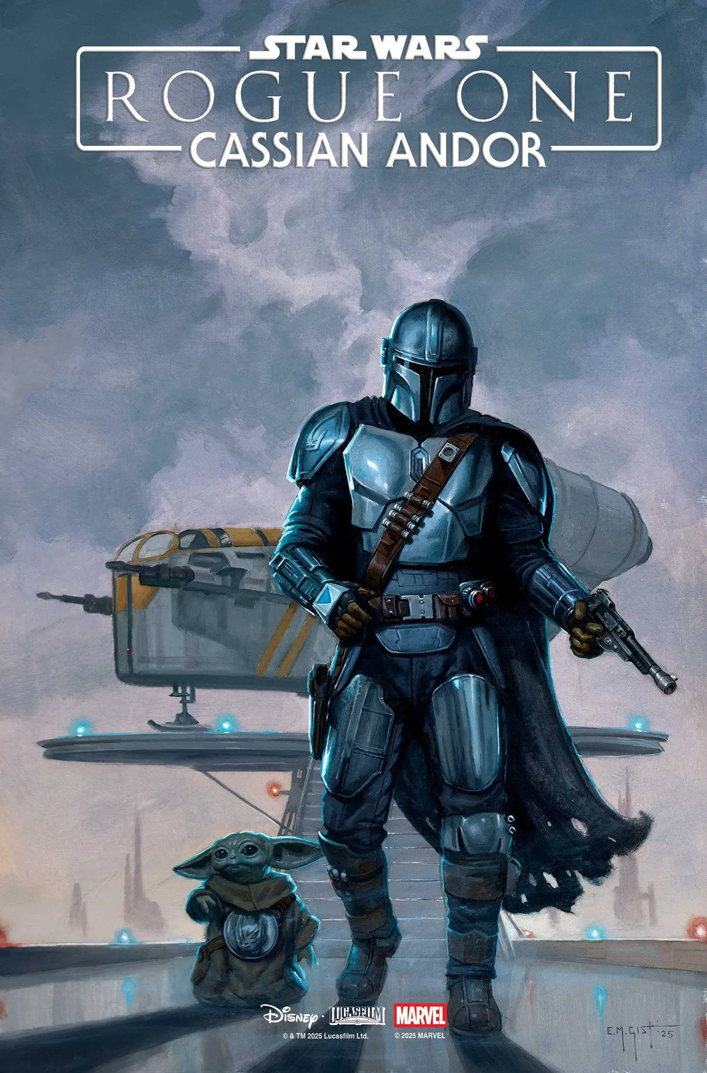 Star Wars: Rogue One – Cassian Andor #1 E.M. Gist Mandalorian & Grogu Variant