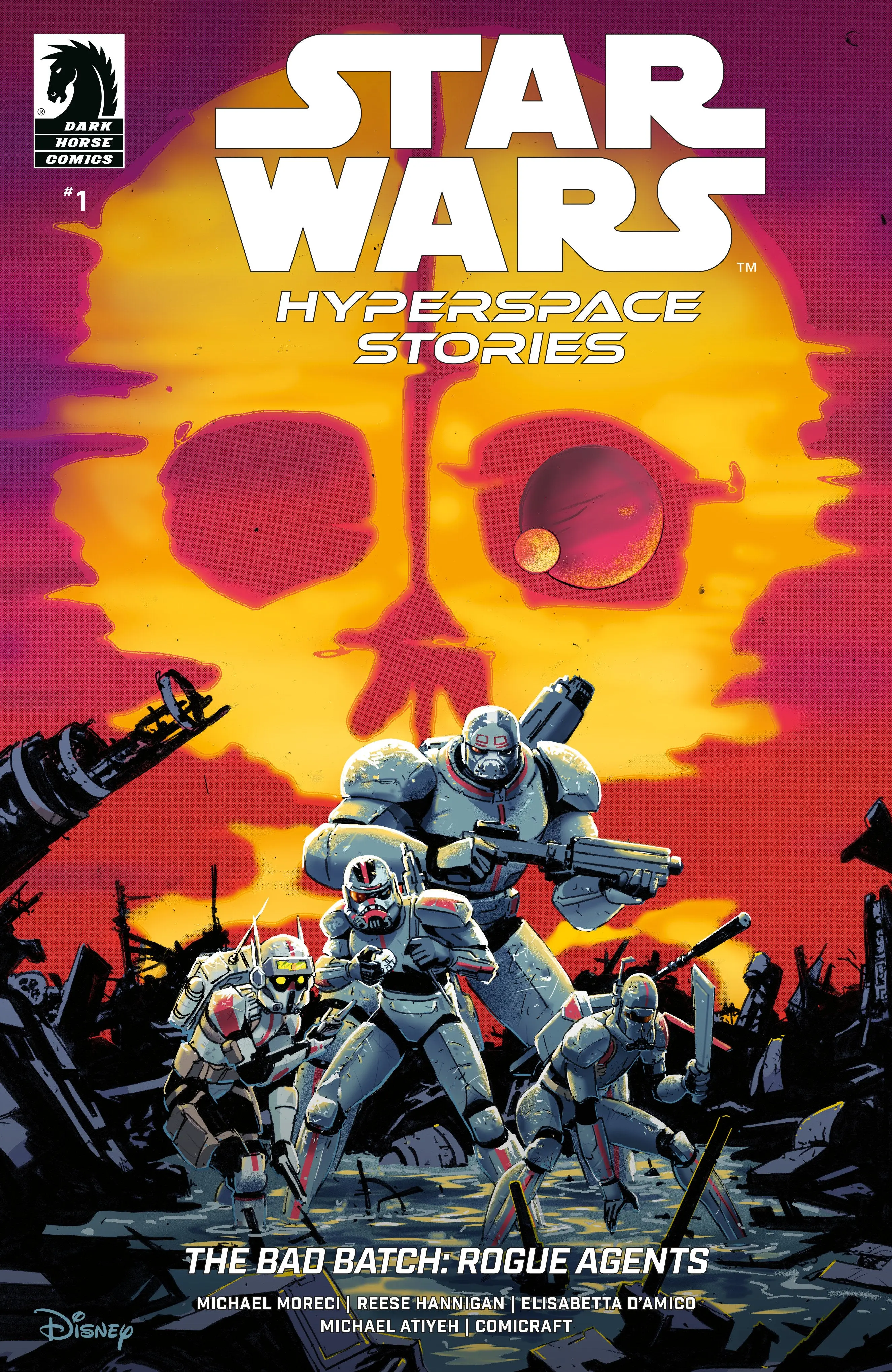 Star Wars: Hyperspace Stories - The Bad Batch Rogue Agents #1 (Variant Cover B) (Riley Rossmo)