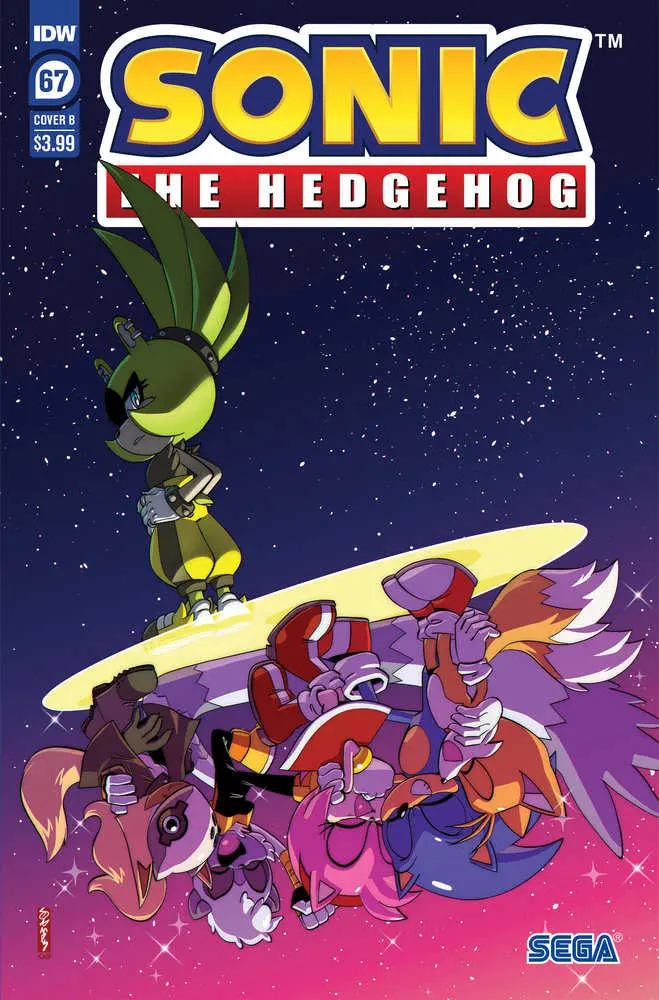 Sonic The Hedgehog #67 Variant B (Jampole)