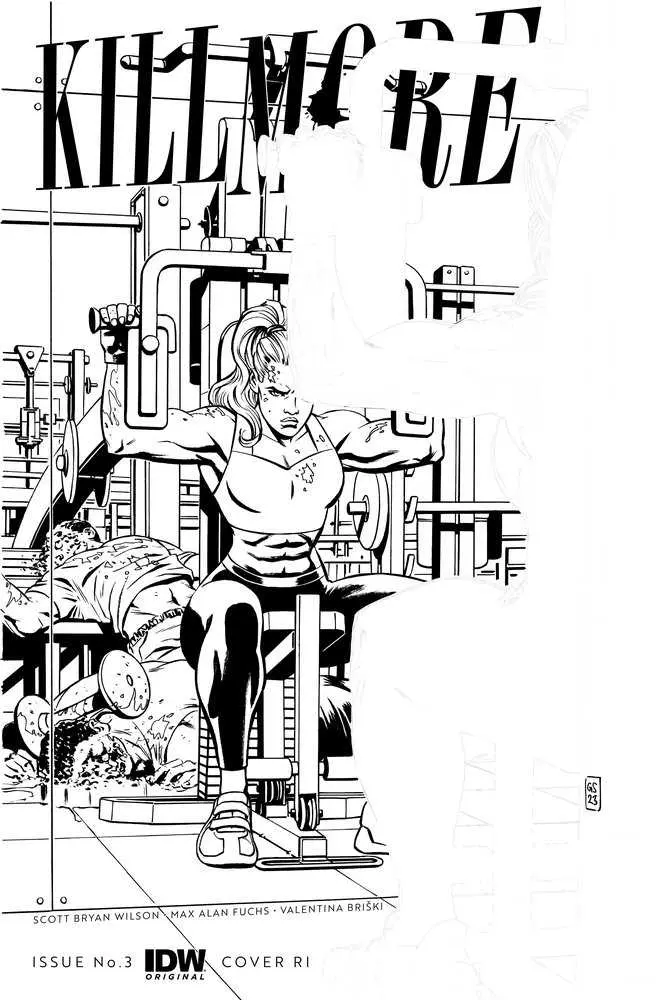 Kill More #3 Variant Ri (10) (Sudzuka Black & White)