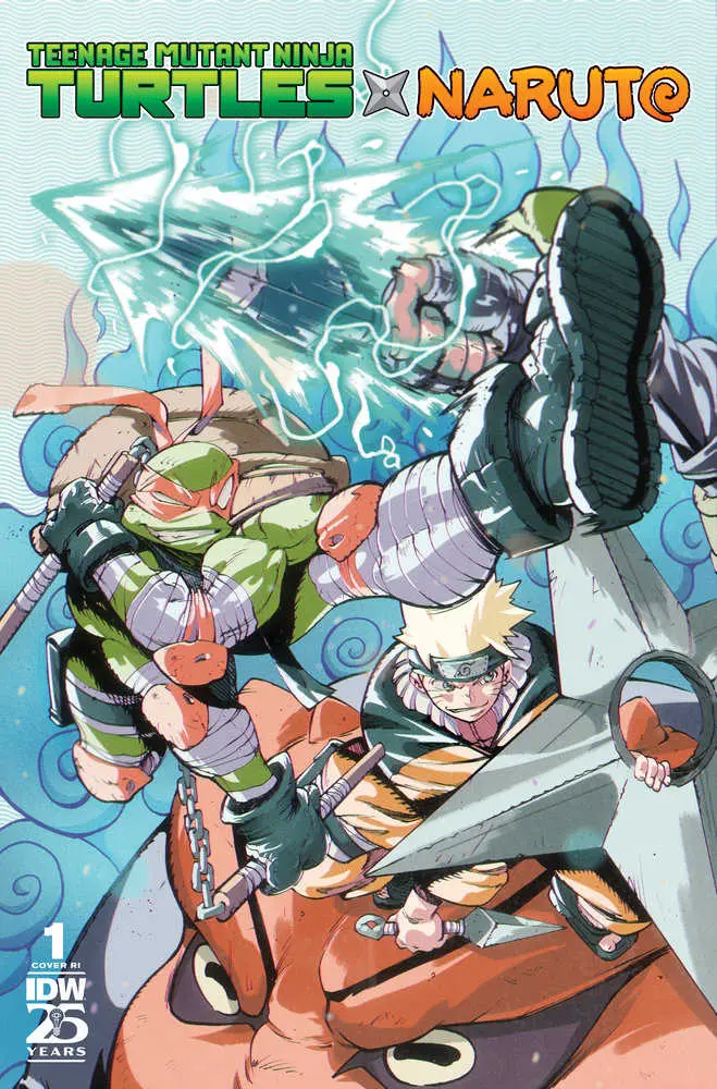 Teenage Mutant Ninja Turtles X Naruto #1 Variant Ri (75) (Ortiz)