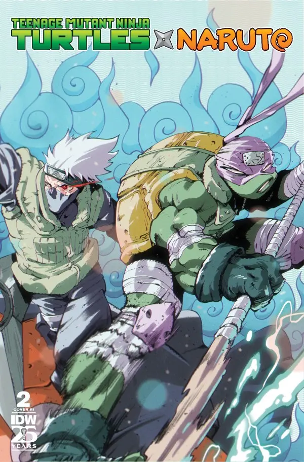 Teenage Mutant Ninja Turtles X Naruto #2 Variant Ri (75) (Ortiz)