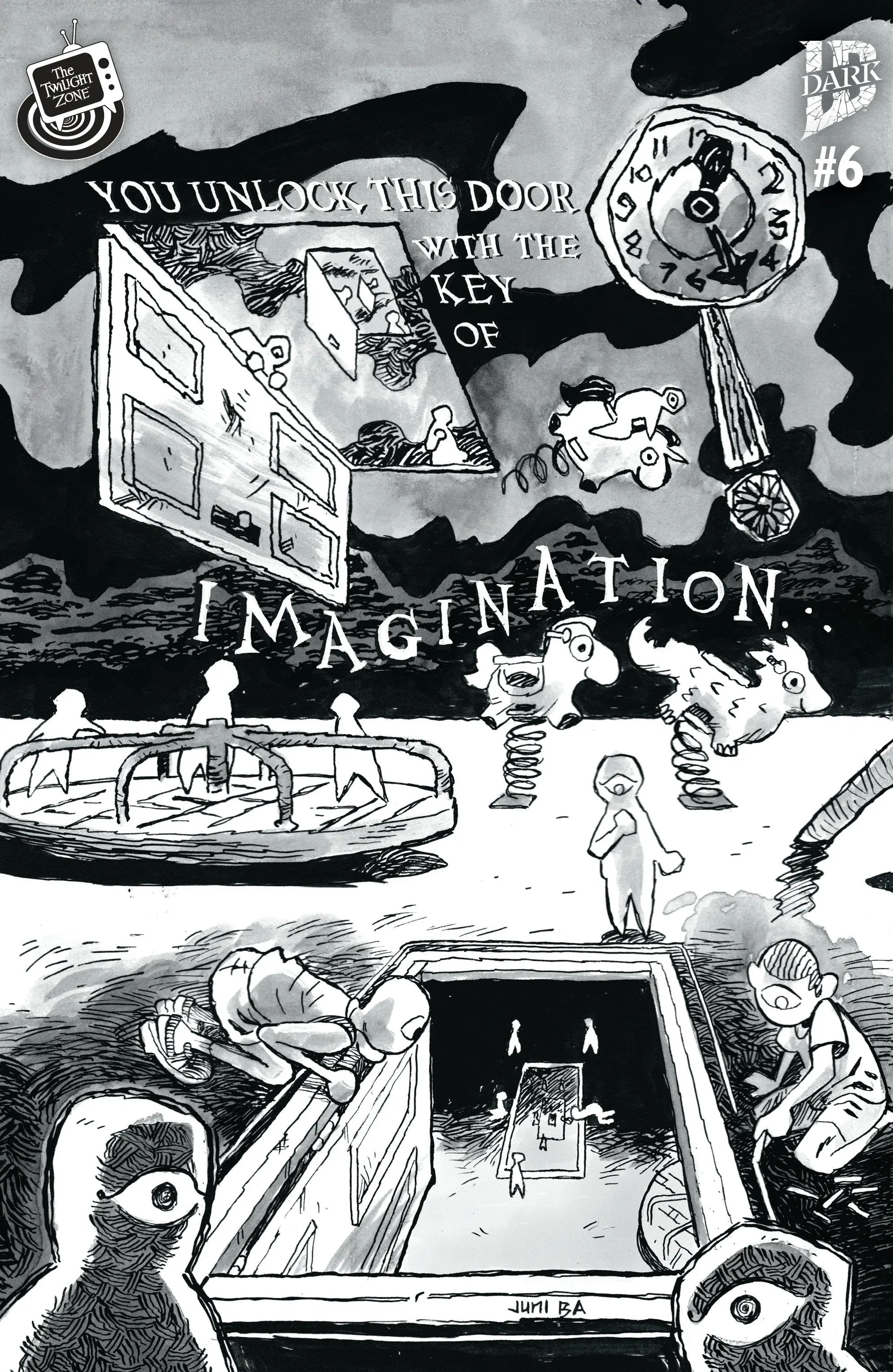 The Twilight Zone #6 Variant B (Ba Connecting Cover)
