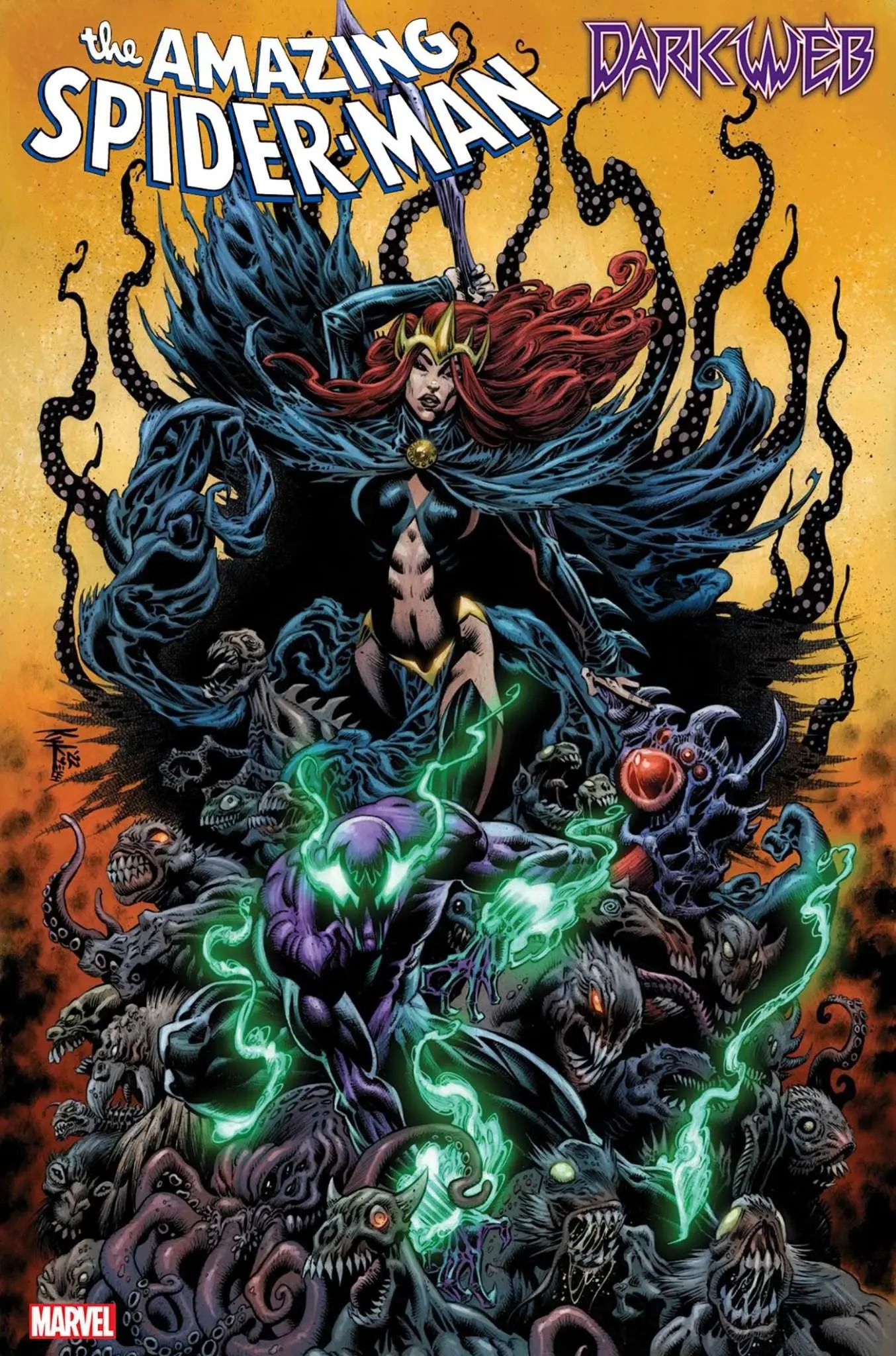 Amazing Spider-Man 14 Hotz Dark Web Prelude Variant