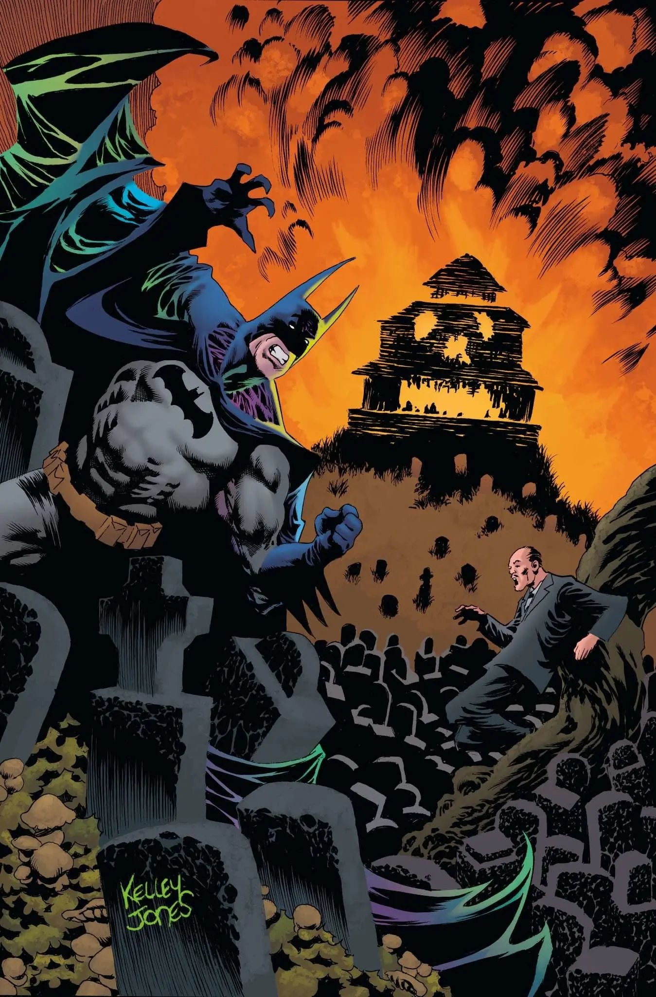 Batman Vs Robin #5 (Of 5) Cvr B Kelley Jones Card Stock Var (Lazarus Planet)