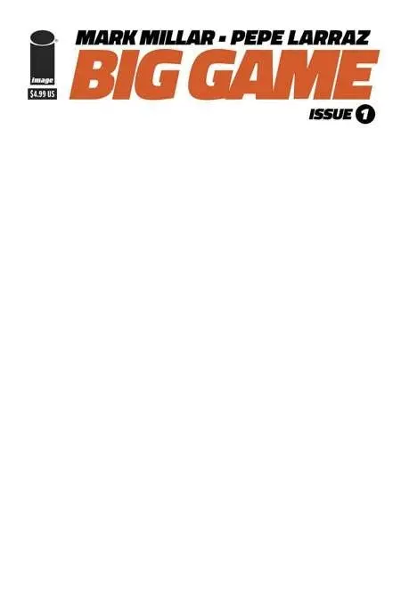 Big Game #1 (Of 5) Cvr G Blank Sketch Cvr (MR)