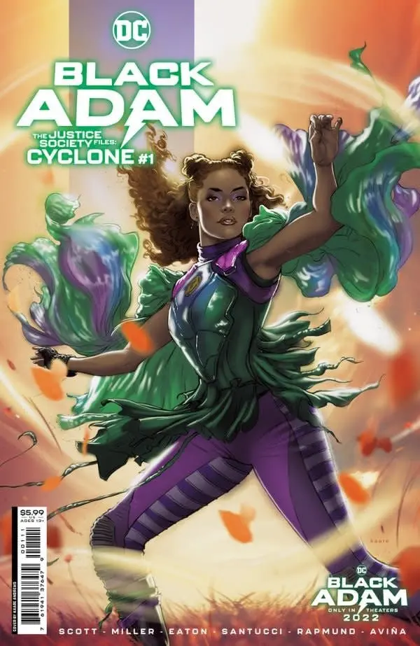 Black Adam Justice Society Files Cyclone #1 (One Shot)  CVR A Kaare Andrews
