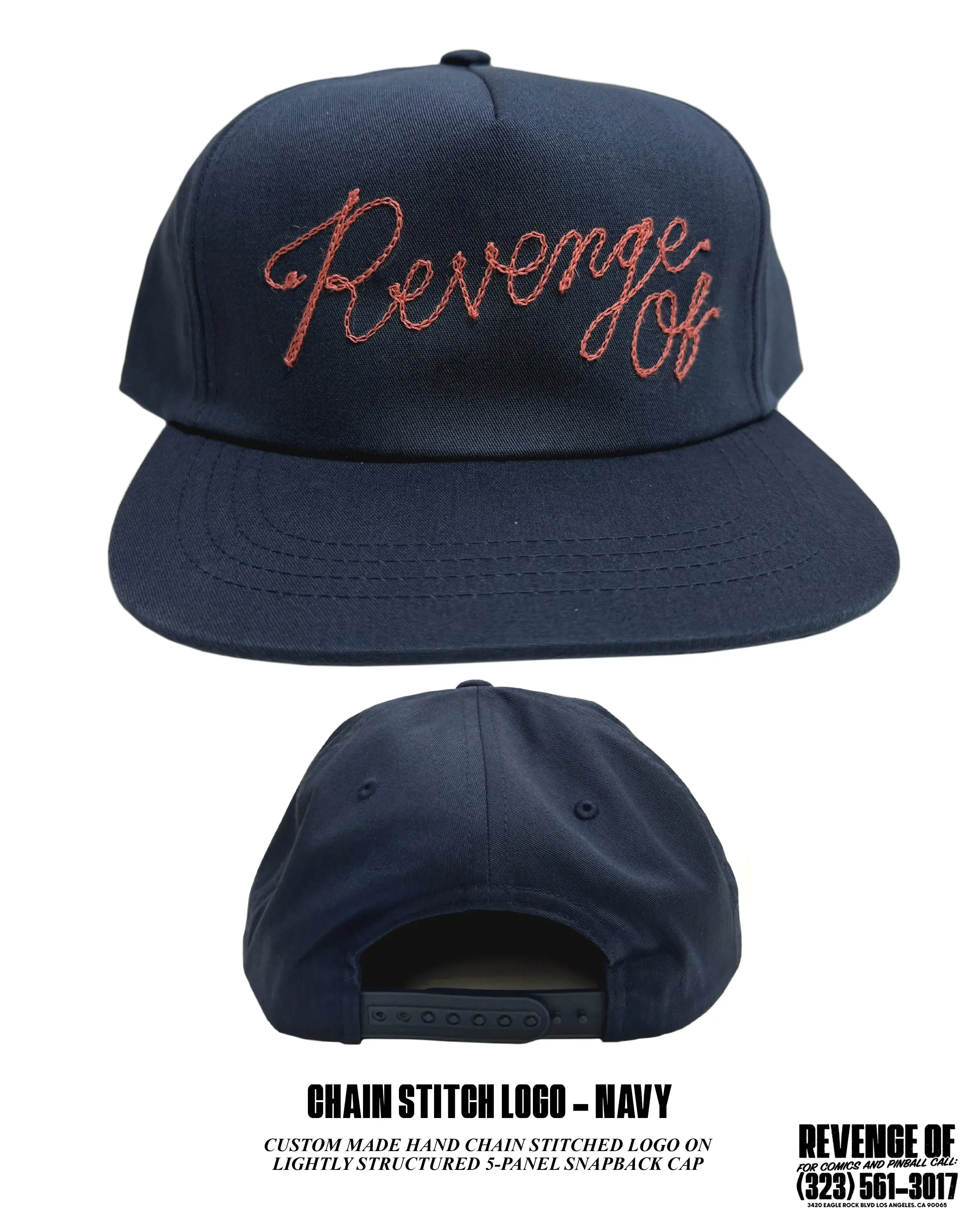 Chain Stitch Logo Hat