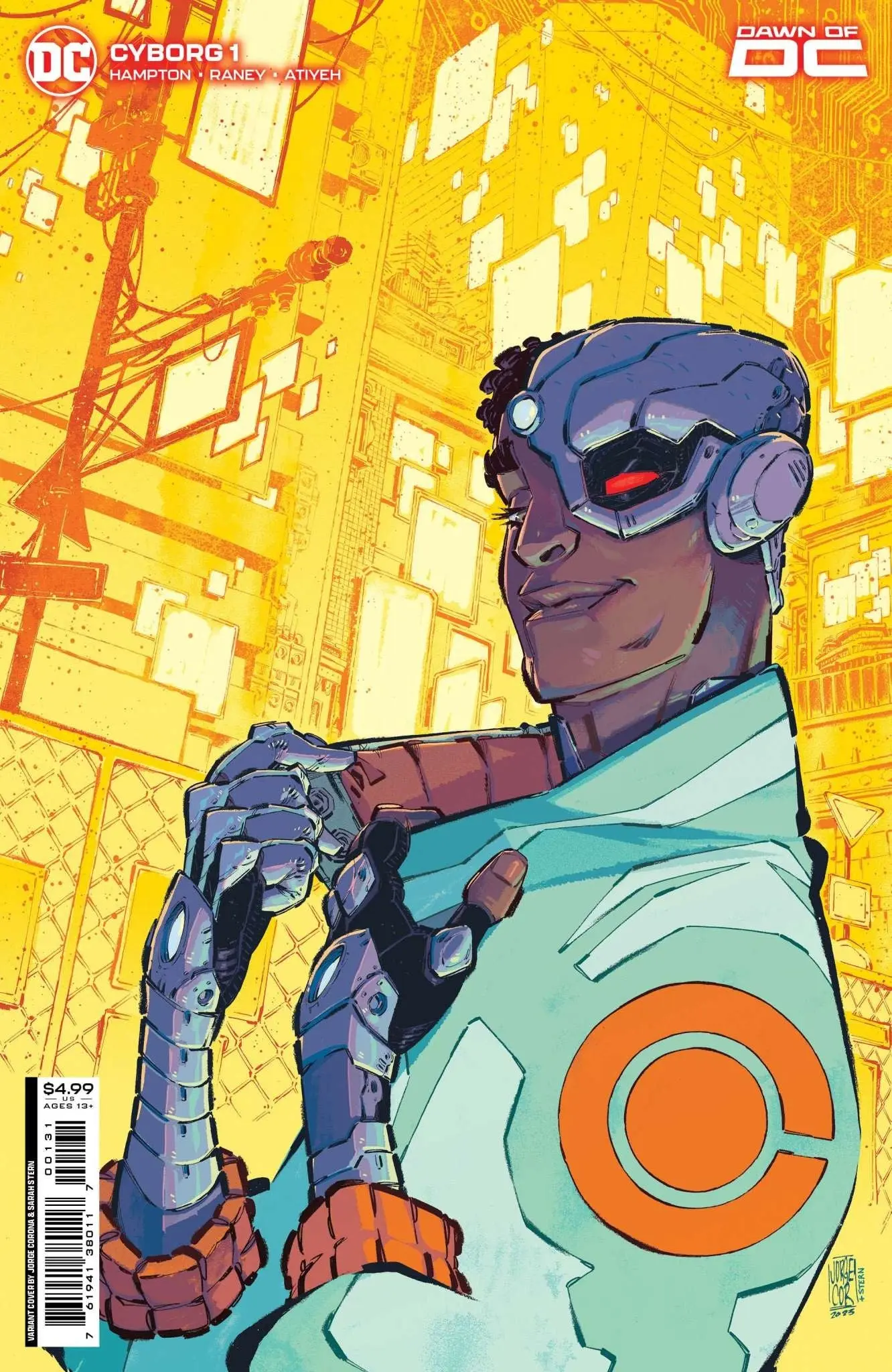 Cyborg #1 (Of 6) Cvr C Jorge Corona Card Stock Var