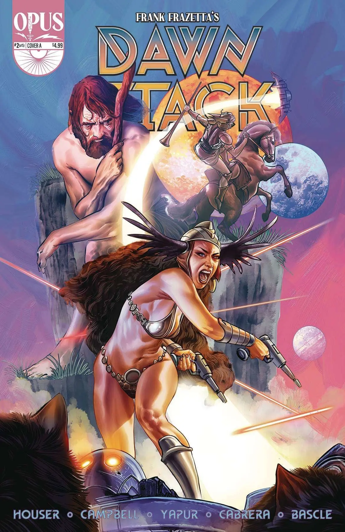 Frank Frazettas Dawn Attack #2 (Of 5) Cvr A Casas