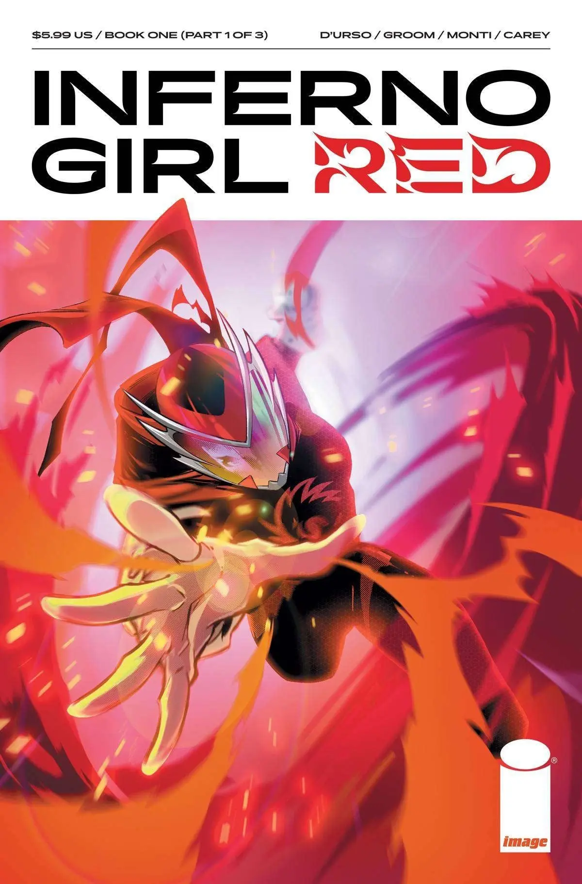 Inferno Girl Red Book One #1 (Of 3) Cvr B Manna