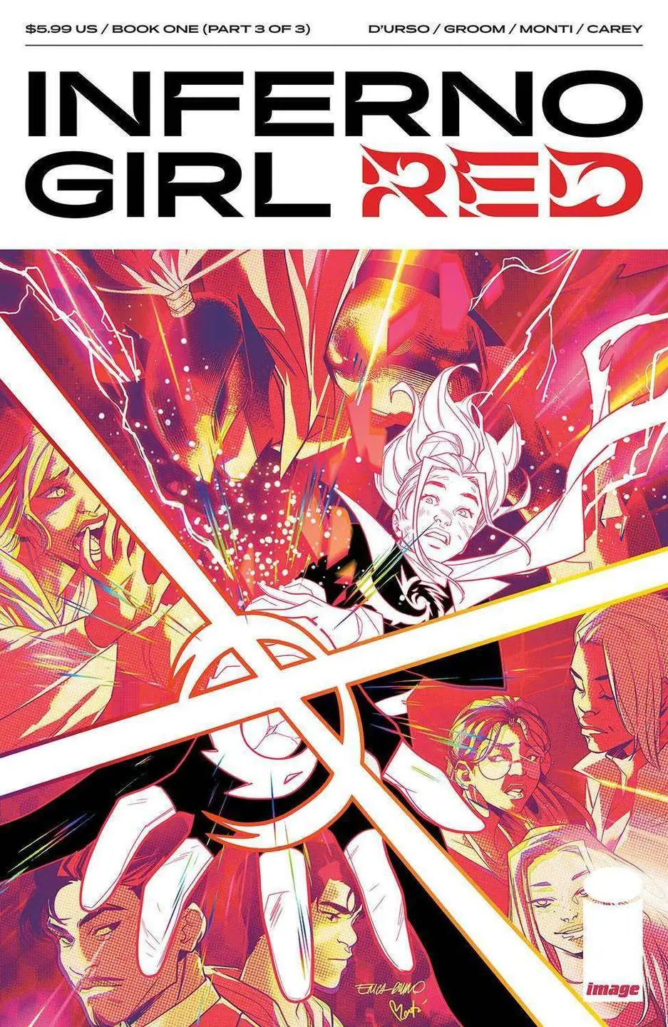 Inferno Girl Red Book One #3 (Of 3) Cvr A Durso & Monti Mv