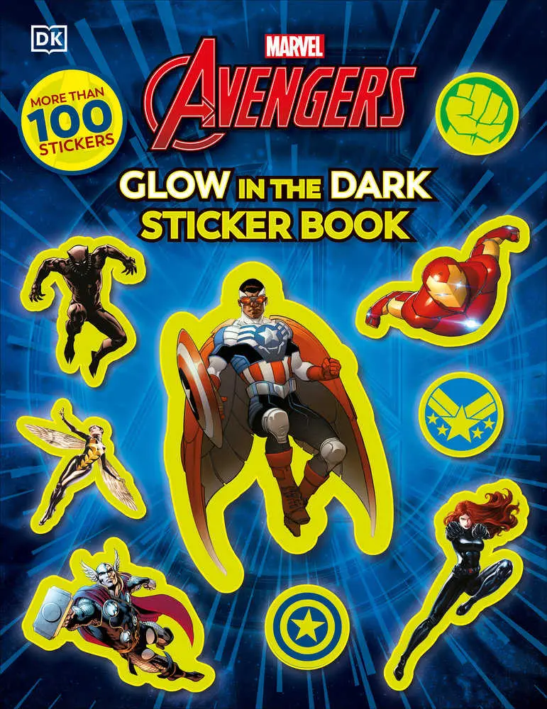 Marvel Avengers Glow In The Dark Sticker Book