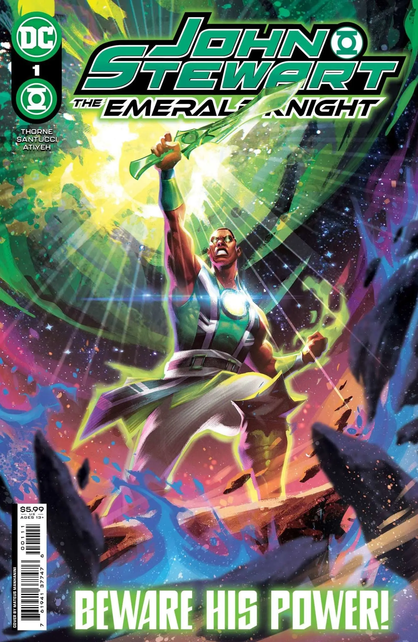 John Stewart The Emerald Knight #1 (One Shot) Cvr A Mateus Manhanini