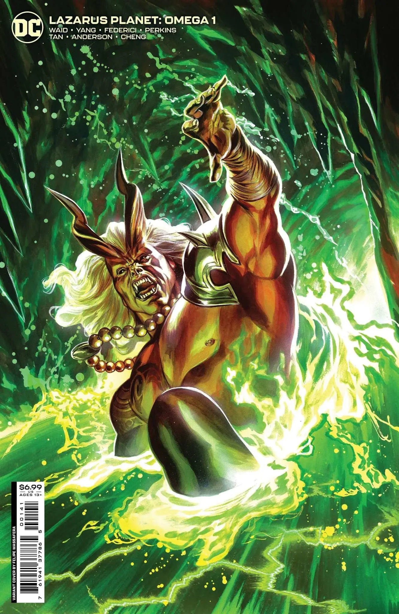 Lazarus Planet Omega #1 (One Shot) Cvr E Felipe Massafera Card Stock Var