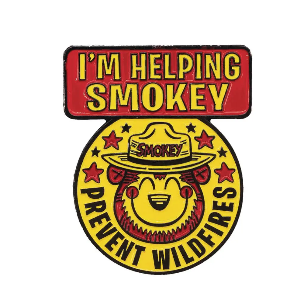 Smokey Bear Im Helping Smokey Pin