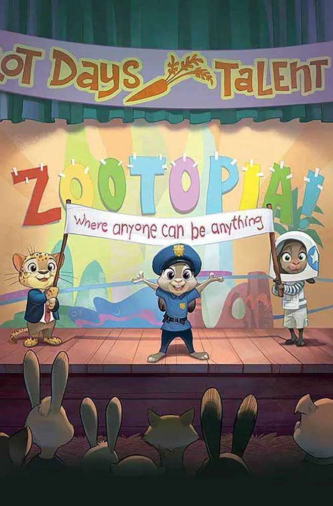 Zootopia #1 Cover W 7 Copy Foc Variant Edition Storybook Virgin Foil